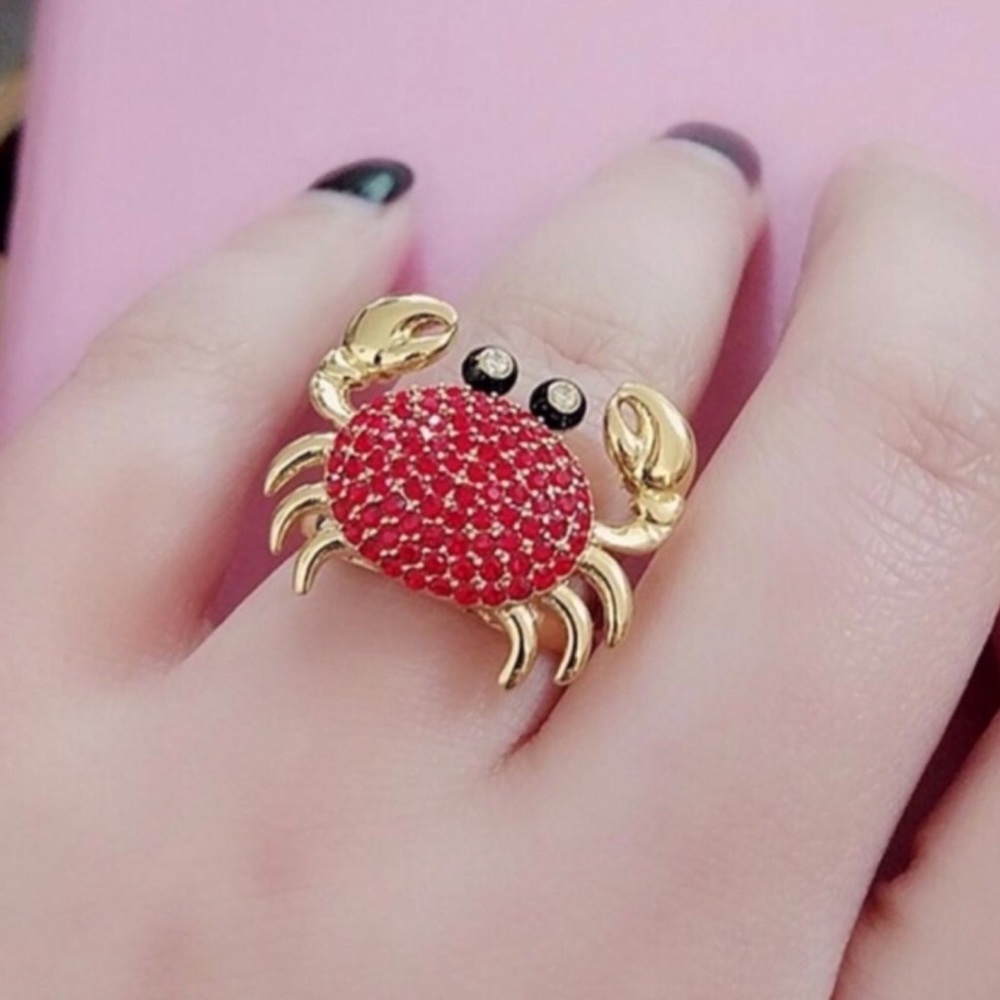 Kate Spade • Shore Thing Crab Ring - Picture 2 of 8